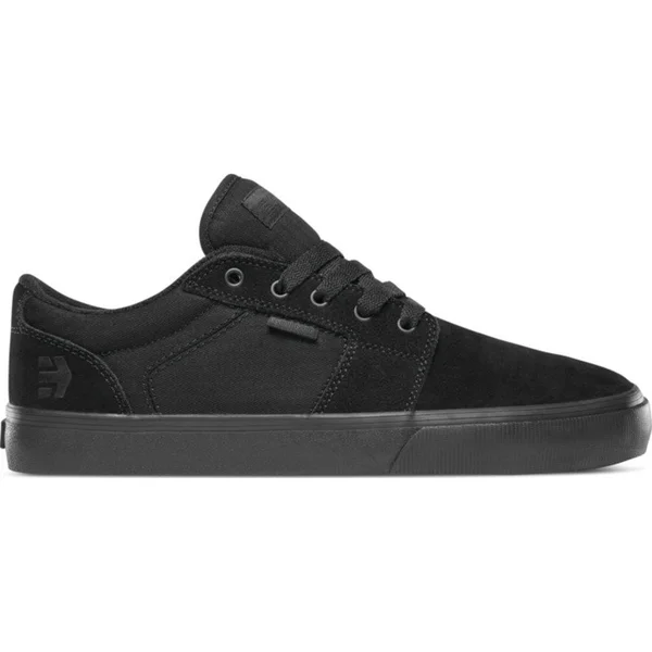 Etnies Men's Barge LS Shoes Black - Black, Black 14