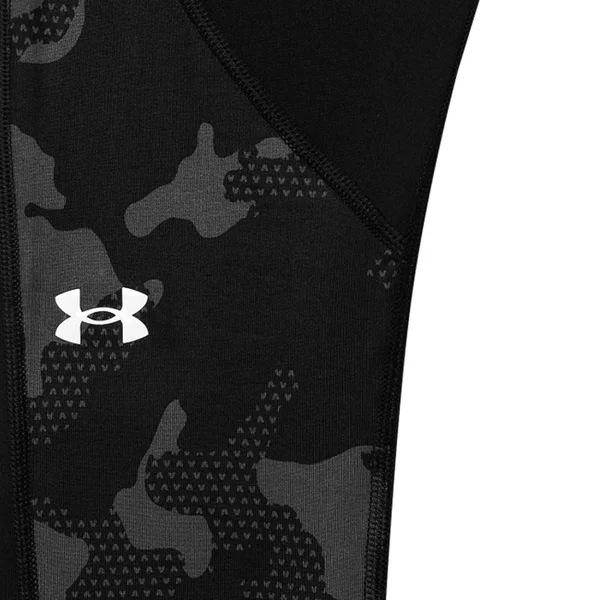 Under Armour Women's ColdGear Camo Leggings, XL, Black