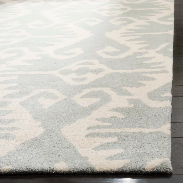 Safavieh Wyndham Wyd323 Grey/Ivory 7& x 7& Round Area Rug