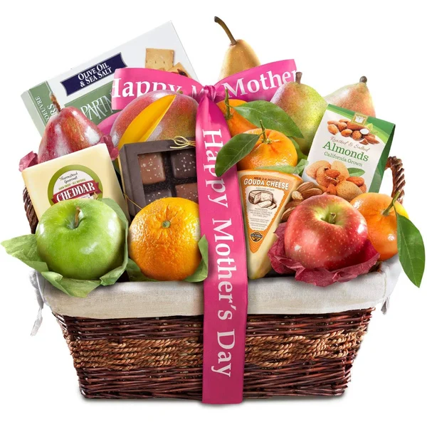 Golden State Fruit Happy Mother&s Day Deluxe Fruit Basket