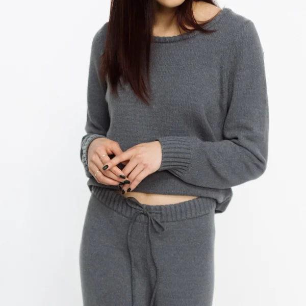 Faux Cashmere Fontaleoni Jogger Small, Black by Pudus Lifestyle Co.