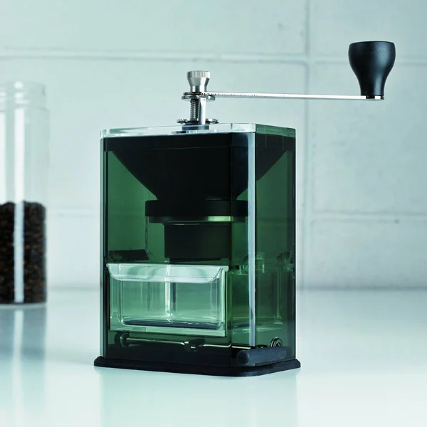 Hario MXR-2TB Ceramic Coffee Mill, Grinder Acrylic Box
