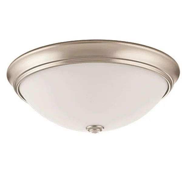 Lithonia Lighting FMDECL 14 20840 BN M4 LED Round Decor Flush Mount, 14-Inch, Brushed Nickel