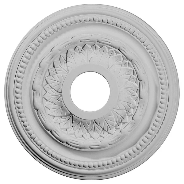 15 3/4 inchod x 3 1/4 inchid x 1 inchp Galway Ceiling Medallion (Fits Canopies Up to 3 1/4 inch) - Hand-Painted Painted Turtle Cr