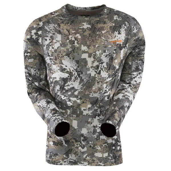 Sitka Gear Core Light Weight Crew - Long Sleeve Optifade Elevated II Large Tall