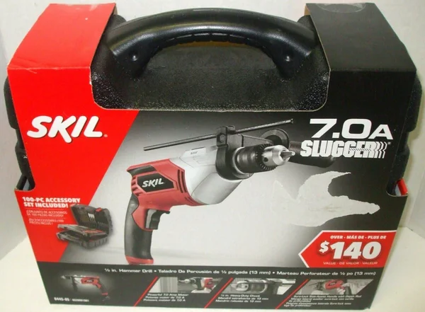 Skil 1/2x22 Hammer Drill with 100 PC Accessory Kit