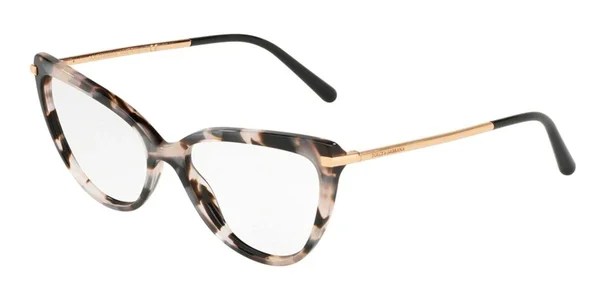 Dolce & Gabbana Eyeglasses DG3295F 3120 Pearl Grey Havana 55 mm