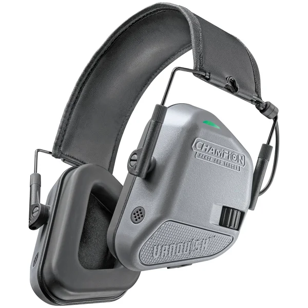 Champion 40978 Vanquish Electronic Hearing-Protection Muffs (Gray)
