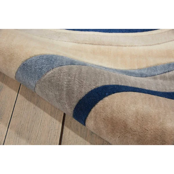 Nourison Somerset Runner ST81 Area Rug, Ivory/Blue, 2&3x22 x 8&