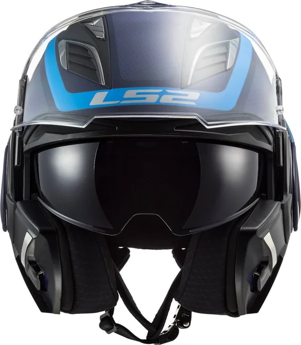 LS2 FF900 Valiant II Orbit - Modular Helmet - Matt-Blue - XXL