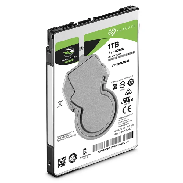 Seagate Guardian BarraCuda 1 TB Internal HDD - 2.5x22 - ST1000LM048 - SATA 6Gb/s - 5 - 400 rpm