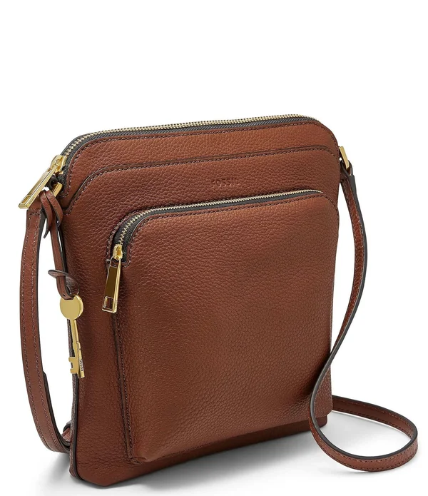 Fossil Brown Cindy Crossbody