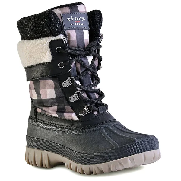 Cougar Women's Creek Duck Boot Black Plaid, Size 6 - by Houser Shoes