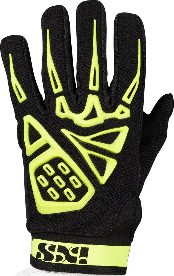IXS Pandora Air Motocross Gloves - black-yellow, Size M