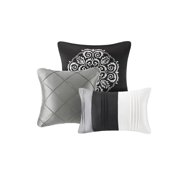 Porch & den Denvers 7-Piece Comforter Set - Grey - California King