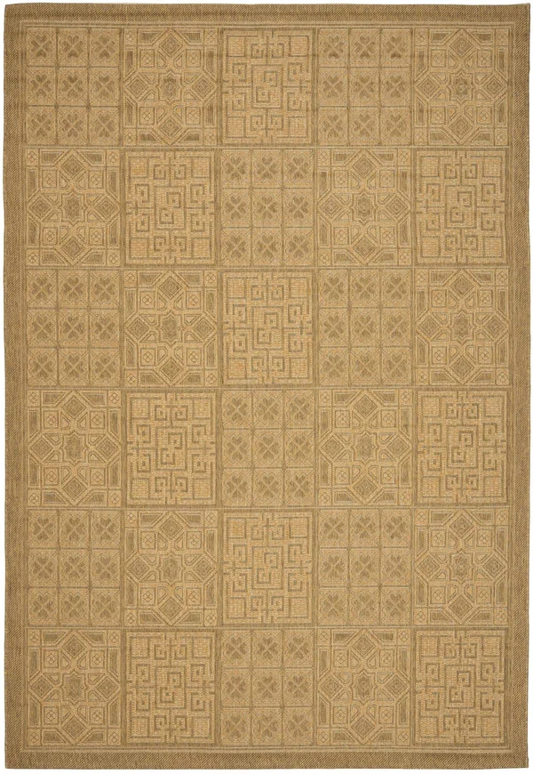 Safavieh Courtyard Area Rug CY6947 Gold, Natural, 9& x 12&