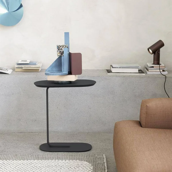 Muuto - Relate Side Table, H 73, 5 cm, Dark Green