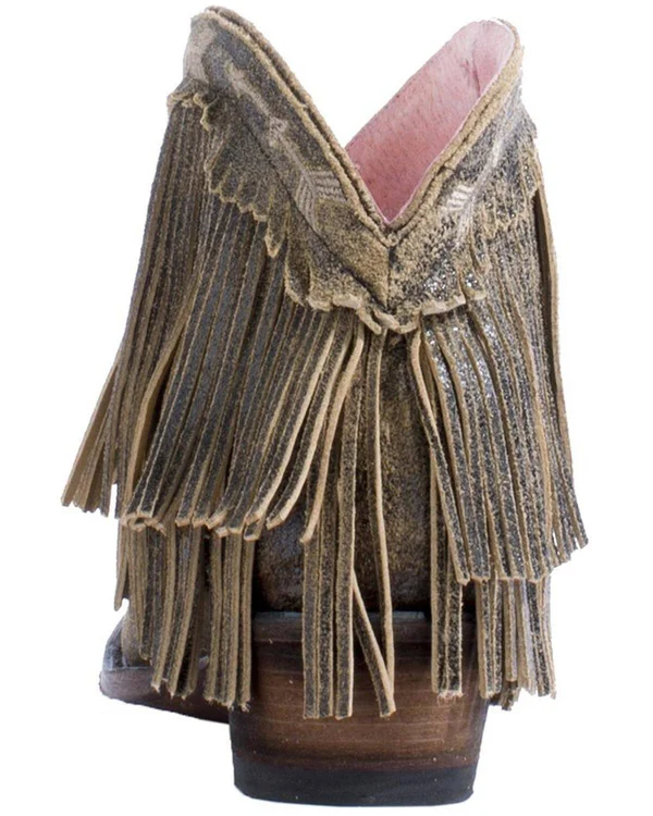 Junk Gypsy by Lane Boots Tan Leather Spitfire Cowgirl