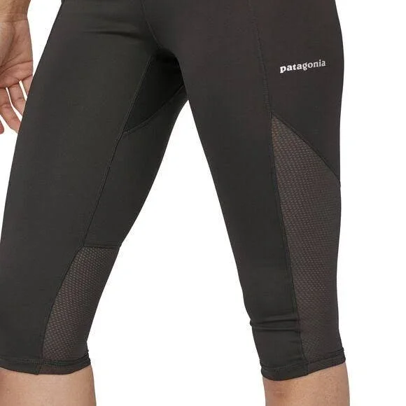 Patagonia Endless Run Capris - Women's Black, L