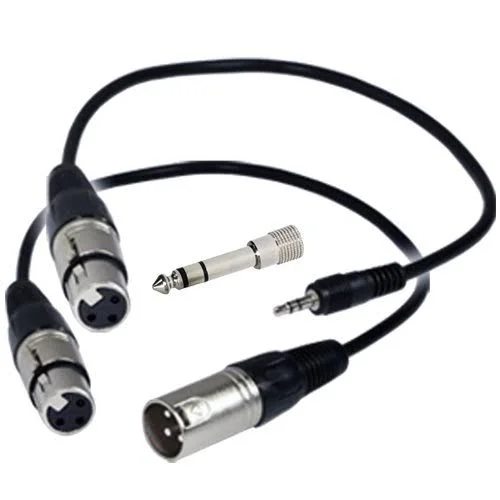 New Vidpro Xm-55 15 Piece Video and Broadcast Microphone +Mic Boom Pole 3- 8 ft