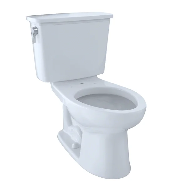 Toto Eco Drake Transitional Two-Piece Elongated 1.28 GPF Toilet - Cotton White CST744EN#01