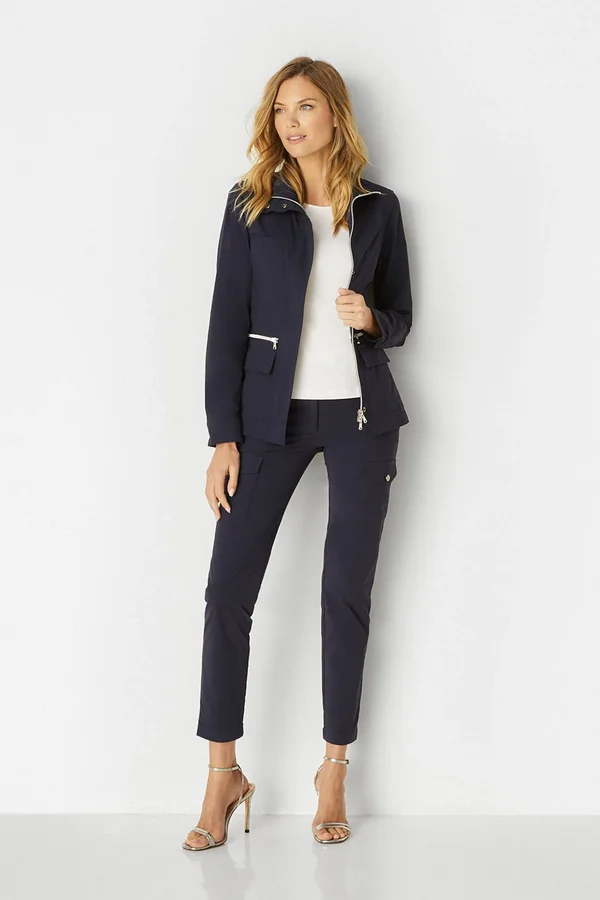 Anatomie Kenya Jacket in Navy - Size Medium, Bandier