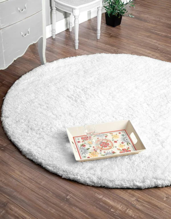 nuLOOM Maginifique Hand Tufted Shag Rug - 3& x 5&, Snow