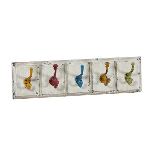 Maison Rouge Lamartine Wood and Metal 24-Inch x 7-Inch Wall Hook