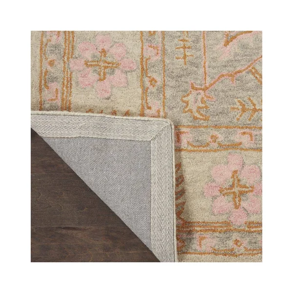 Nourison Jazmine JAZ01 Area Rug - Sand, 2&3x22 x 8& Runner