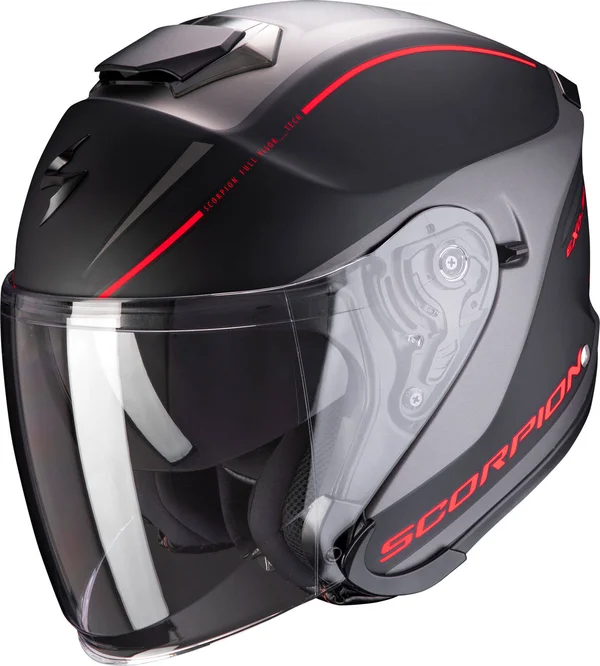 Scorpion EXO-S1 Shadow - Matt black-red Xs