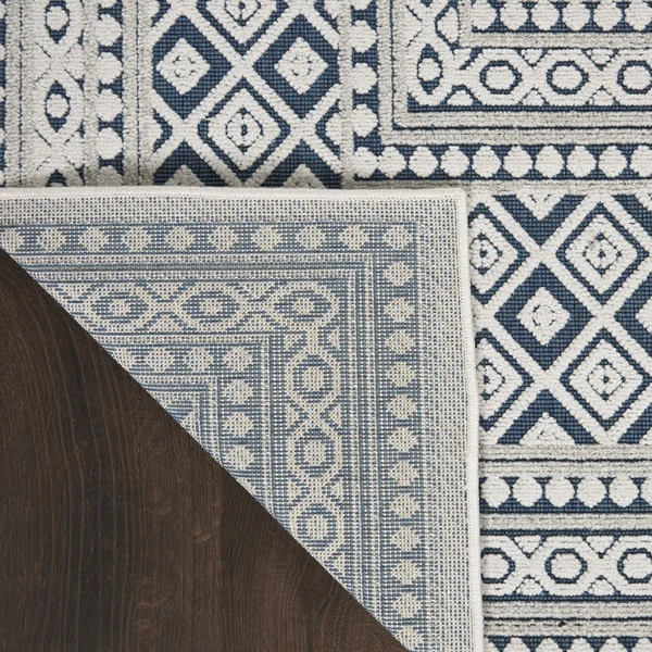 Nourison CLA02 Calobra LT Grey Area Rug- 4& x 6&