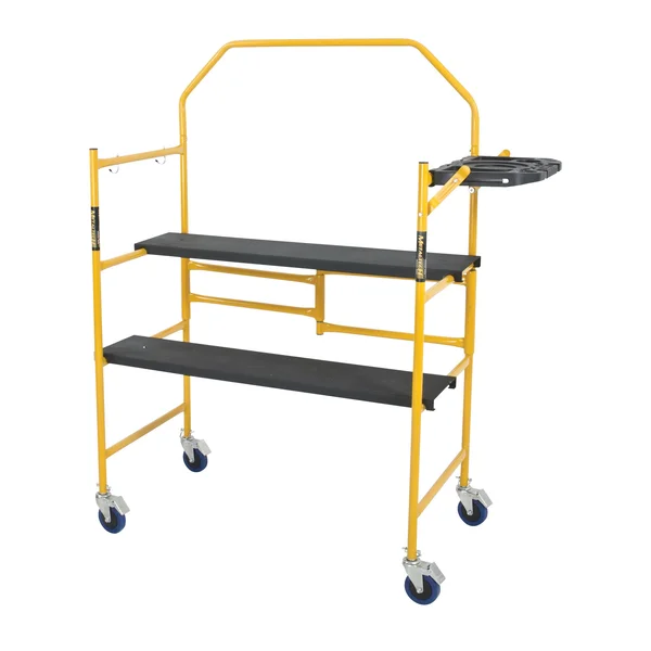 Metaltech Omega Inc Scaffold with 4ft WHL SHLF/GRDRL I-IMCNT