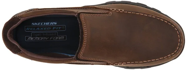 Men's Skechers - Braver Rayland Slip on Casuals 10 Brown