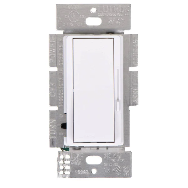 Lutron DV-103P-WH - Diva 1000W 3-Way Dimmer White