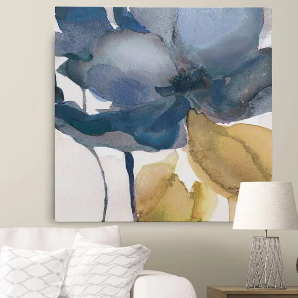 Wexford Home Premium &Shore& by Conrad Knutsen Graphic Art on Wrapped Canvas - Beige