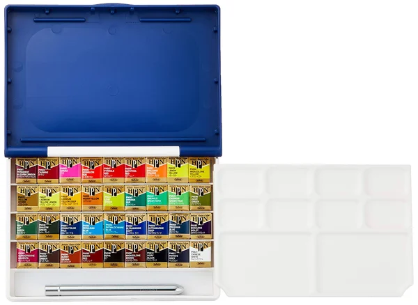 Holbein Watercolor Set Palm Plastic Case 36 Half Pans