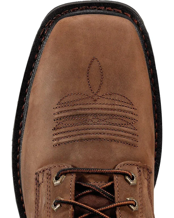Ariat Men's Cascade 8 in. Steel Toe Boots Brown 7 D