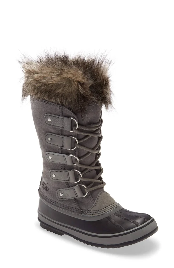 Sorel Women's Joan of Arctic Boot - 12 - Quarry, Black