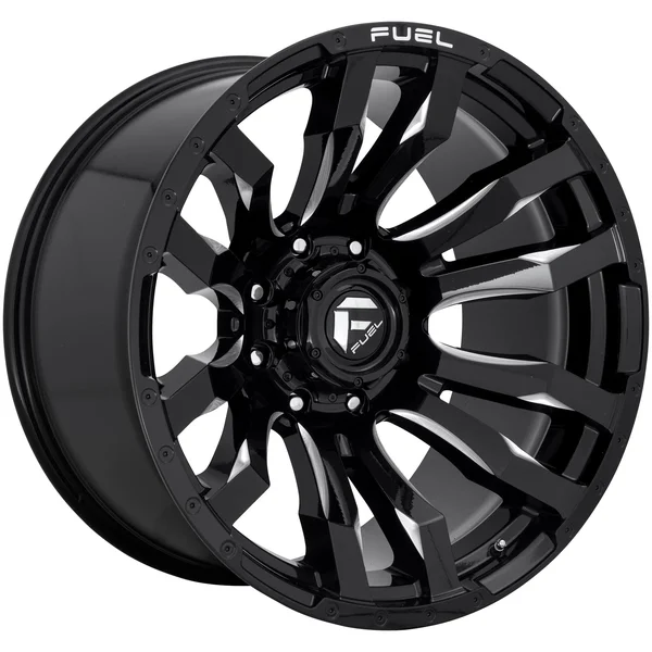Fuel D673 Blitz Gloss Black Milled 22x12 8x6.5 -44mm (D67322208247)