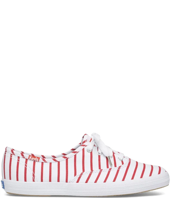 Keds Women's Champion Breton Stripe Size: 10M - White Navy