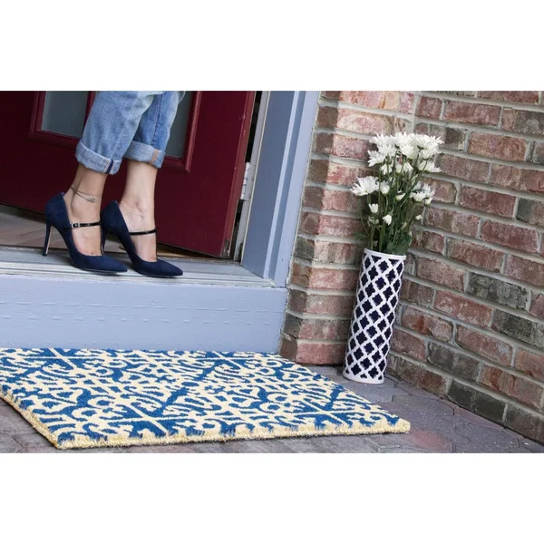 Entryways Parterre Handwoven Coconut Fiber Doormat