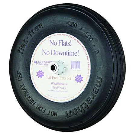 Arnold 00001 Ribbed Flatfree Wheelbarrow Wheel - Size: 4.80