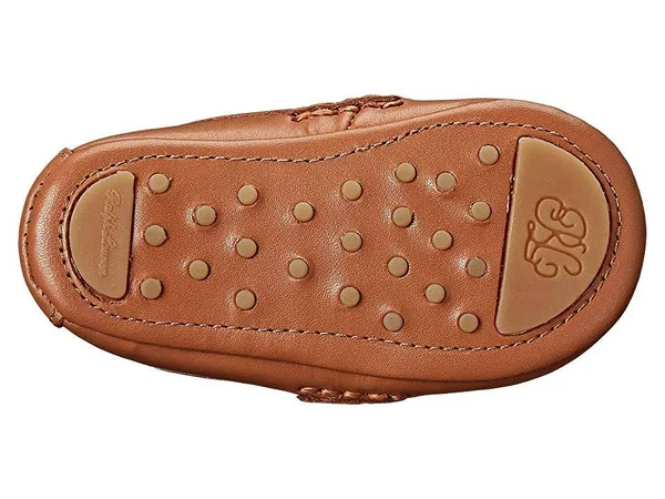 Polo Ralph Lauren Boys Telly Slip-On Crib Shoes - Tan 1m Infant