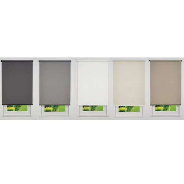 Linen Avenue Cordless Blackout Roller Shade, Taupe 20 W x 78 H