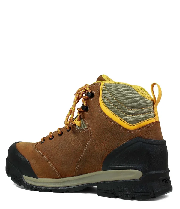Bogs Men's Bedrock Mid Composite Toe Boots - 10 - Brown