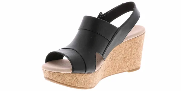Clarks Annadel Ivory (Black Nubuck) Women's Shoes