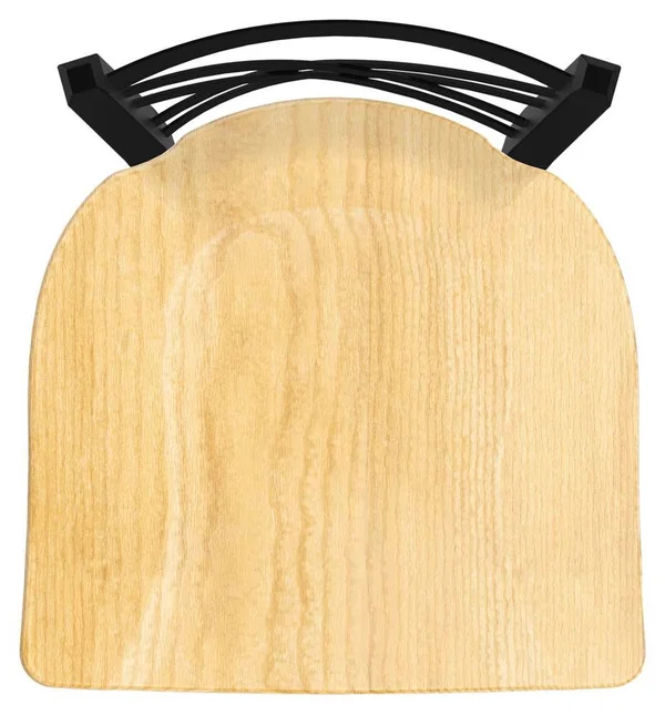 Holland Bar Stool XL 820 Catalina 25x22 Swivel Counter Stool with Black Wrinkle Finish and Natural Oak Seat