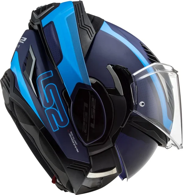 LS2 FF900 Valiant II Orbit - Modular Helmet - Matt-Blue - XXL