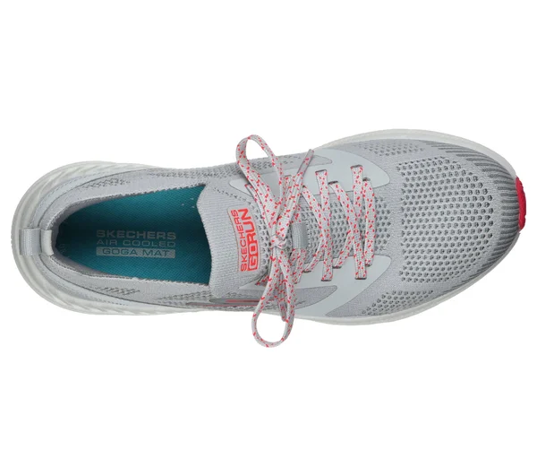 Skechers Women's GOrun Smart Hyper Sneaker - Gray/Hot Pink