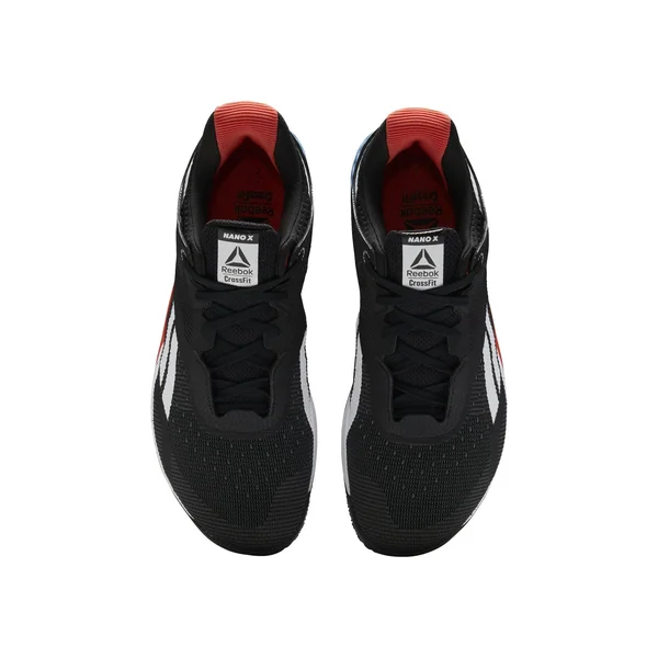 Reebok Nano x - Men's - Black - White, Vivid Orange - 7.5